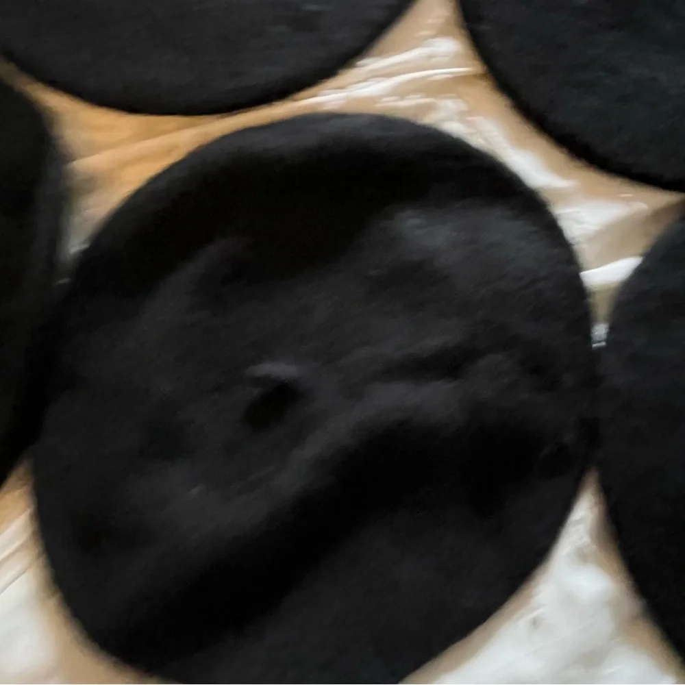 Classic Black Berets Set of 5 - Picture 5 of 8